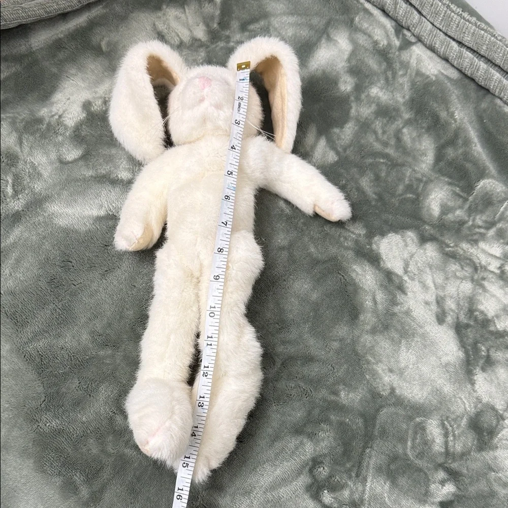 Plush White Bunny Toy
